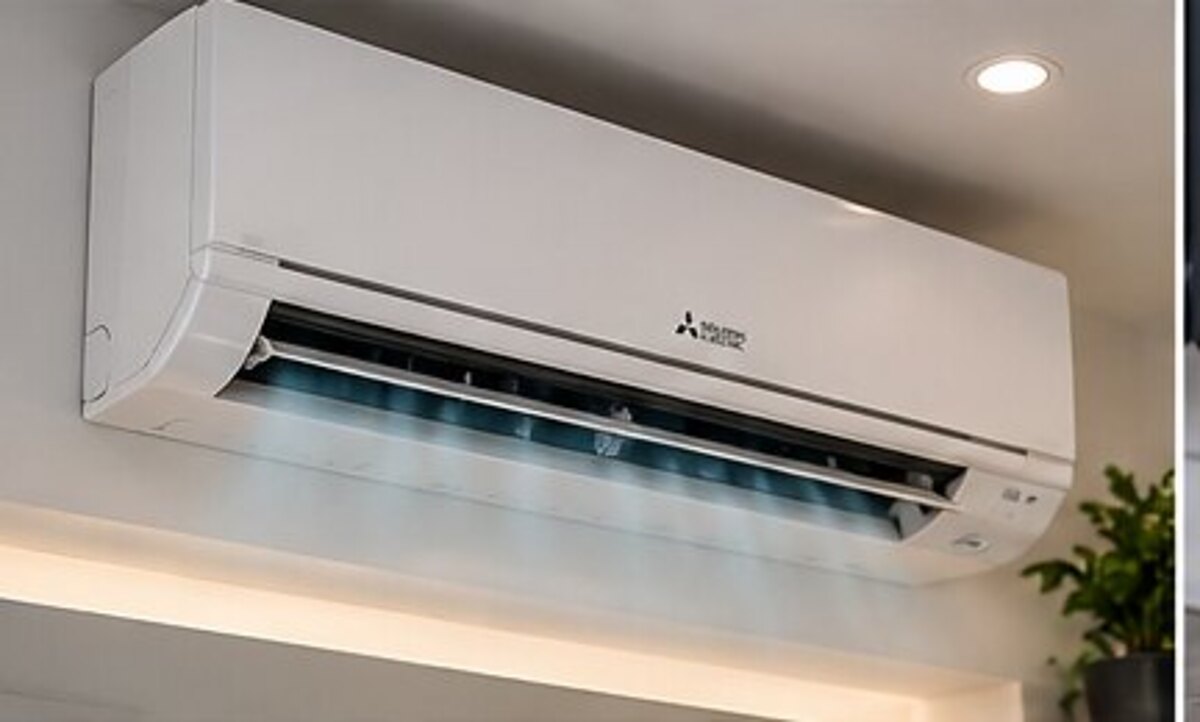 Clean wall-mounted air-conditioning unit ready for routine servicing
